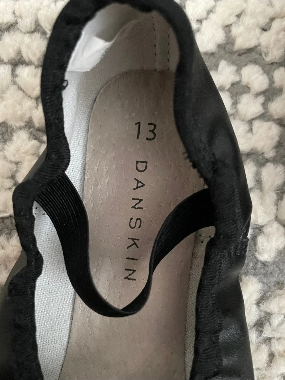 Danskin Black Slip-On Ballet Shoes